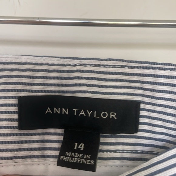 Ann Taylor Seersucker Skirt Sz 14 EUC - Picture 4 of 6